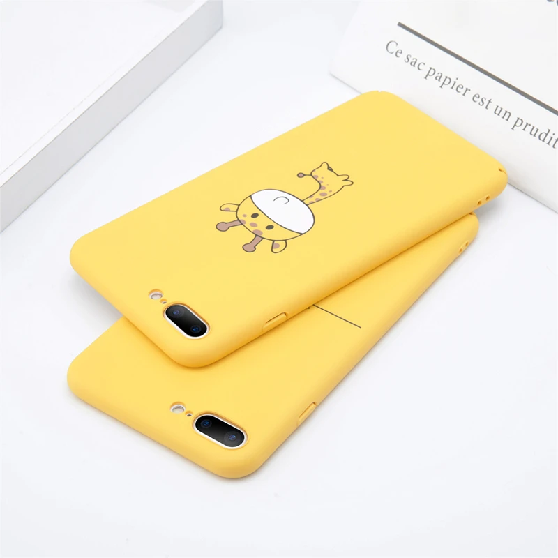 Lovebay Телефон чехол для iPhone 6 6s 7 8 Plus X XR XS Max милый мультфильм ананас кошка Жираф