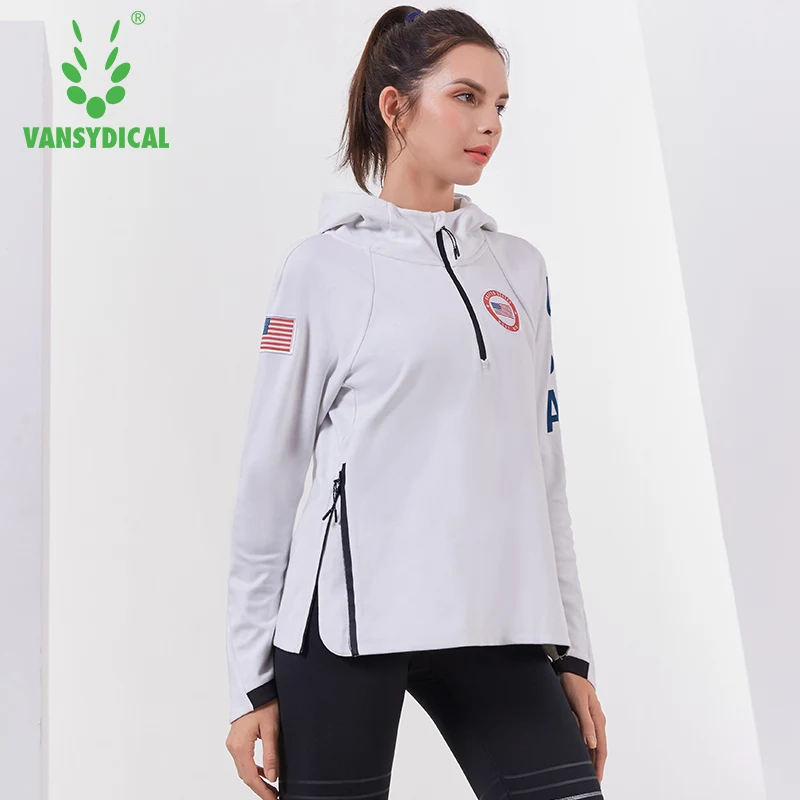 Женская Студенческая спортивная куртка на молнии для занятий йогой и бега