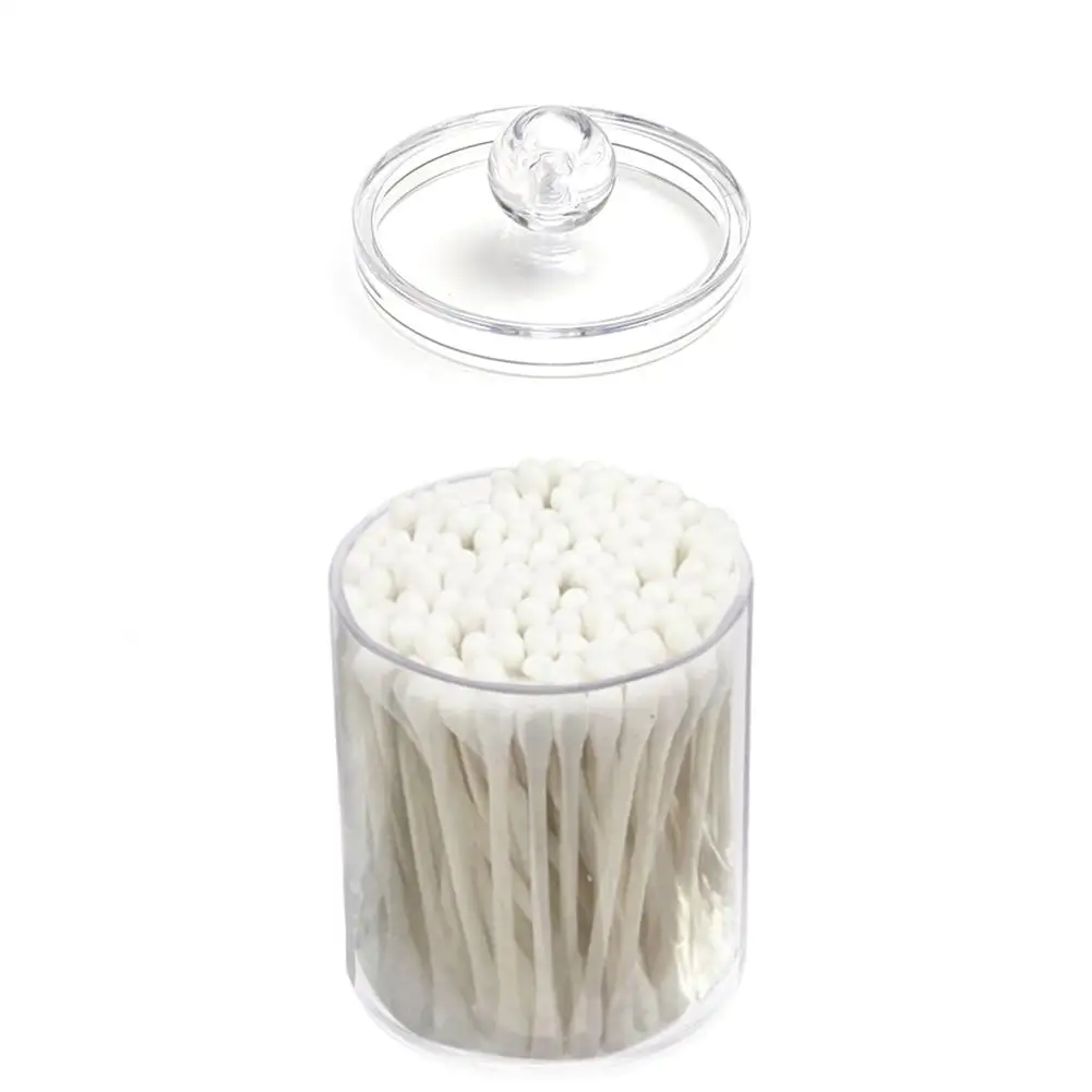 Горячая продажа 1 шт прозрачный акриловый Многофункциональный хлопковый тампон