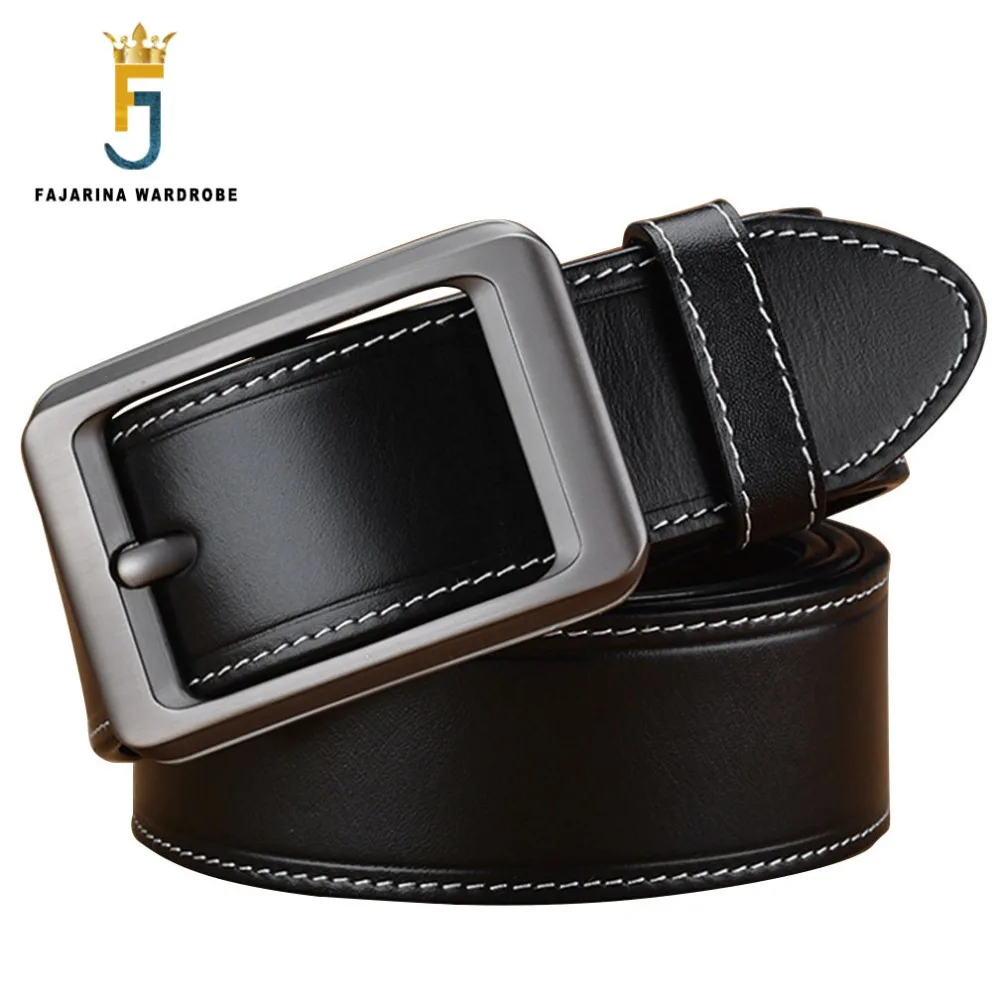 Ремень мужской из натуральной кожи с пряжкой N17FJ254|genuine leather belt men|genuine beltleather men |