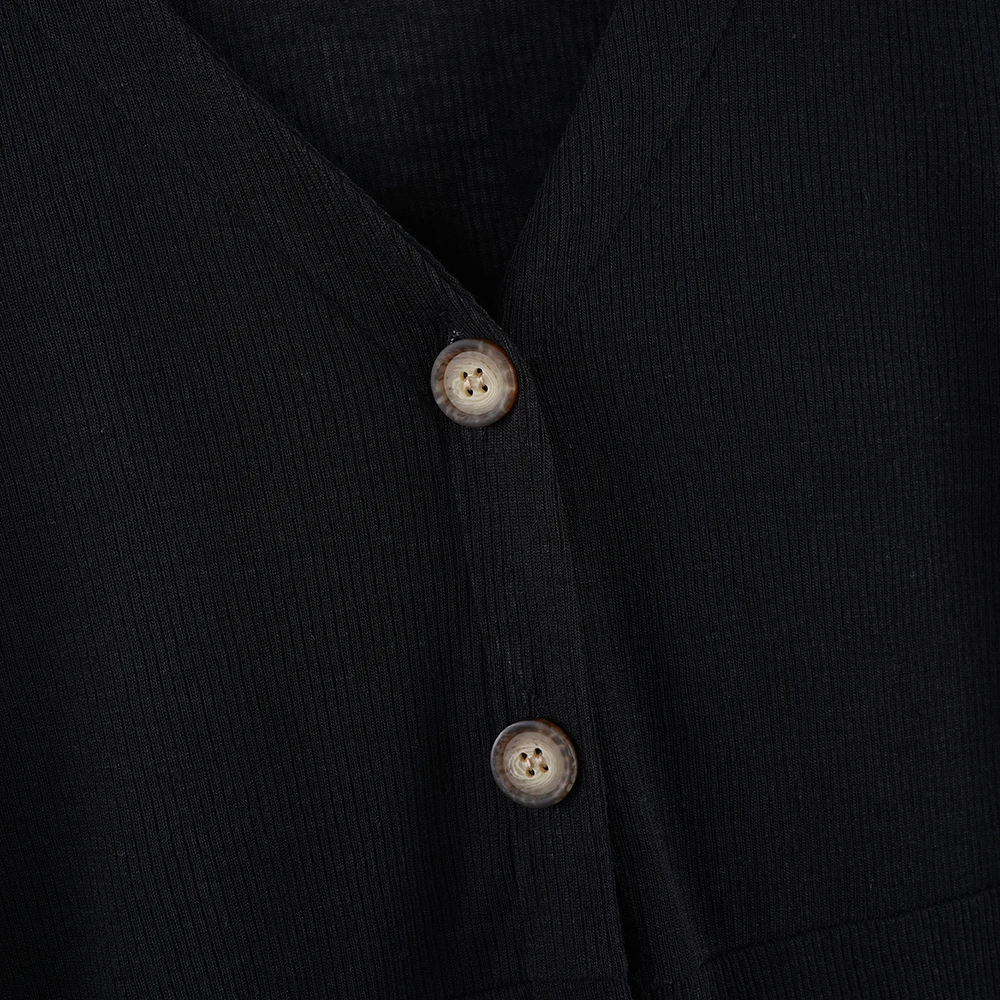 Сексуальное женское платье для сна модные вязаные ночные рубашки с v-образным