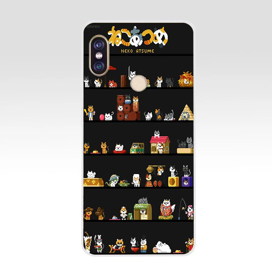 122AQ neko atsume Мягкий Силиконовый ТПУ чехол для телефона xiaomi redmi 6 pro note 5 plus 4 4x mi 8 |