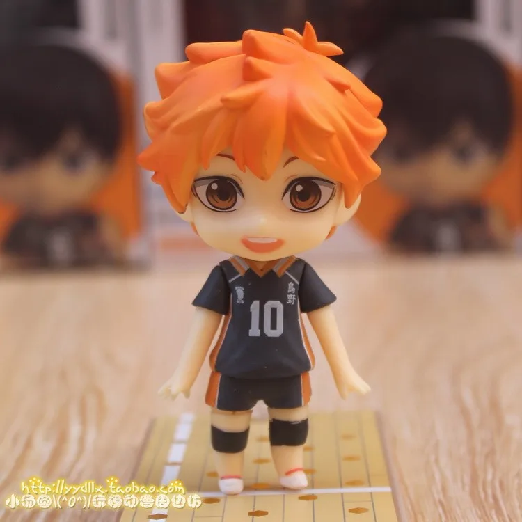2 шт Хорошая улыбка Nendoroid 489+ 461 Спорт Волейбол комикс Аниме Haikyuu! Tobio Kageyama Shoyo Hinata фигурка