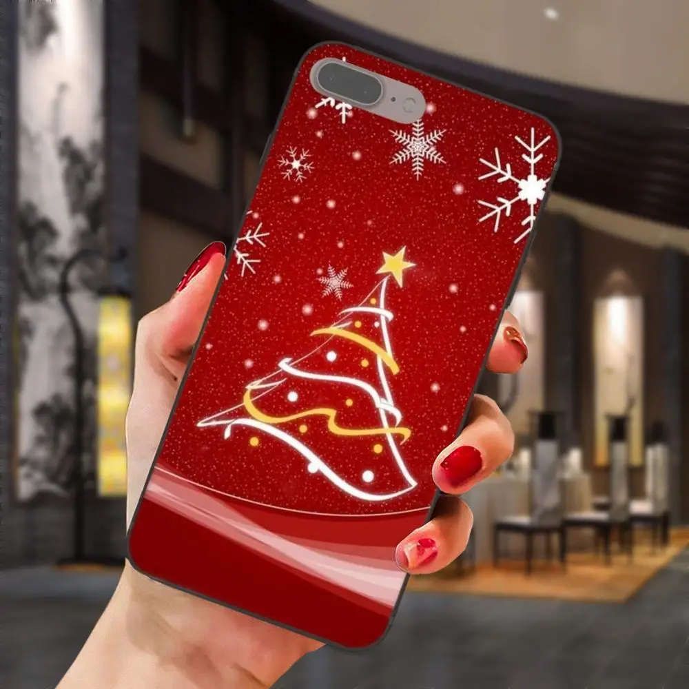 as picture Рождественская Снежинка Олень год чехол для huawei Honor 5A 6A 6C 7A 7C 7X 8A 8C 8X9 10 P8 P9 P10 P20 P30 Мини Lite рlus - Цвет: as picture