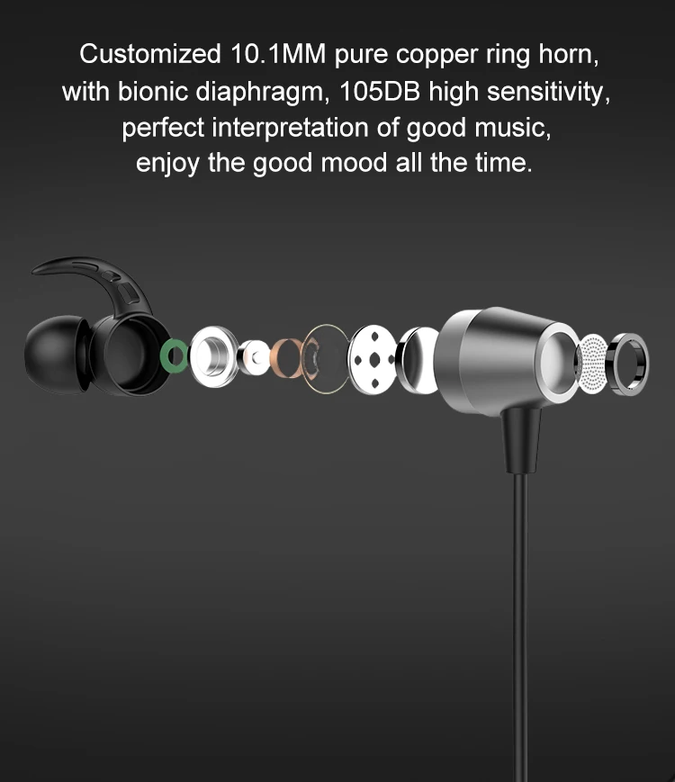 JEELOCK In Ear 3.5 High Sensitivity Wire Sport Earphone with Microphone Metal Subwoofer for Computer PC Gaming Headset Earphone
