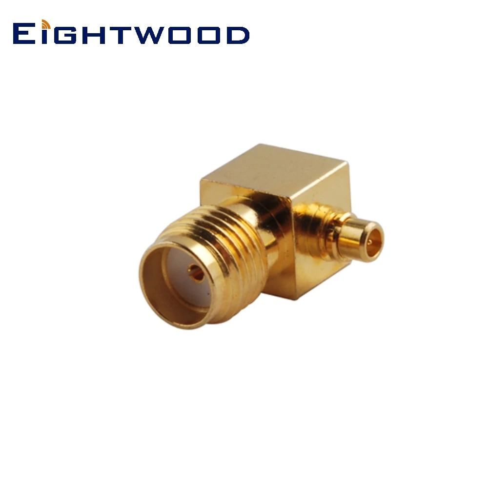 Eightwood 5 шт. коаксиальный адаптер SMA в MMCX RF гнездо штекер прямоугольный разъем между