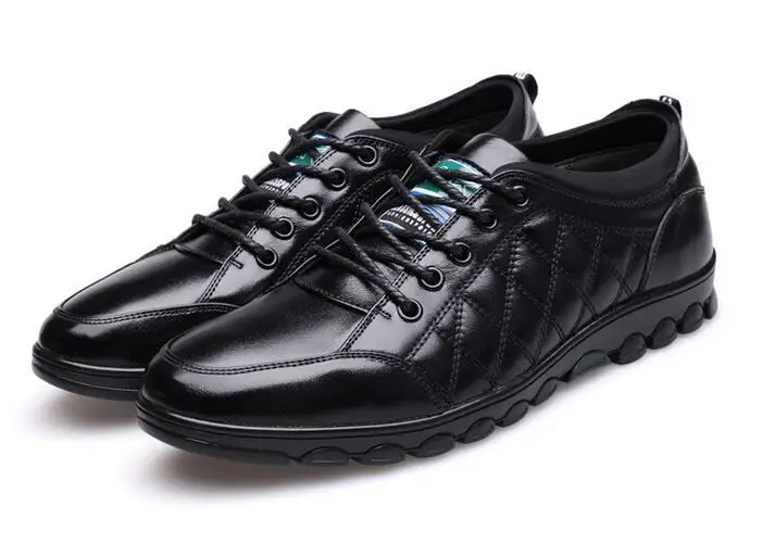 Брендовая незаметная обувь для подъема новая мужская повседневная на шнуровке