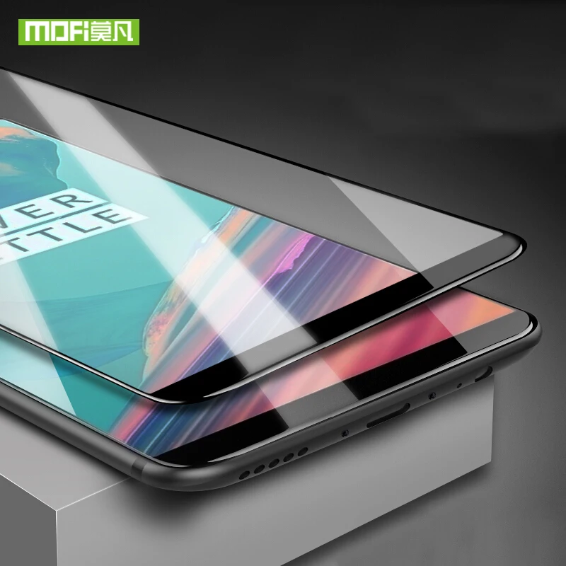 Mofi для oneplus 5t стеклянная пленка one plus Защитная закаленное стекло полное покрытие 9H