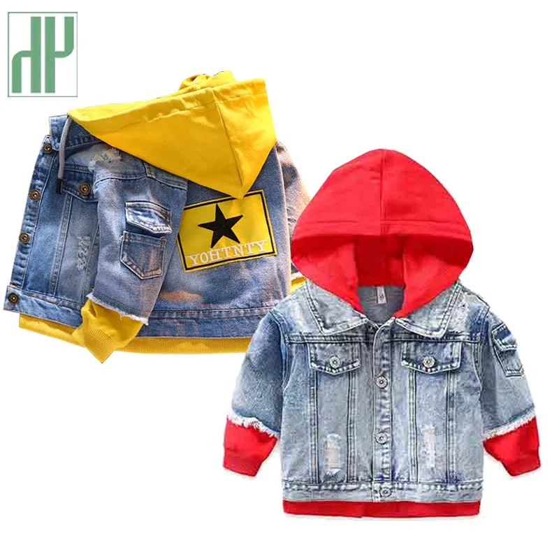 Детская джинсовая куртка с длинным рукавом Весенняя Повседневная ветровка для