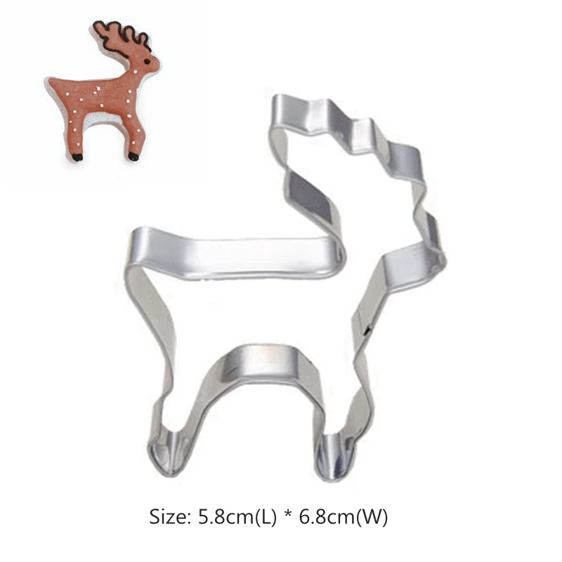 4 шт. набор резцов для печенья в виде животных измельчитель овощей из нержавеющей