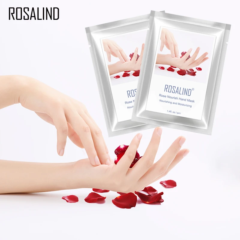 Маска для рук ROSALIND отшелушивающая 2 шт. = 1 пара средство ухода за руками