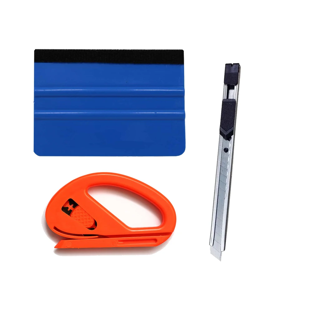 Набор виниловых инструментов для автомобильной упаковки 1 фетровый Ракель