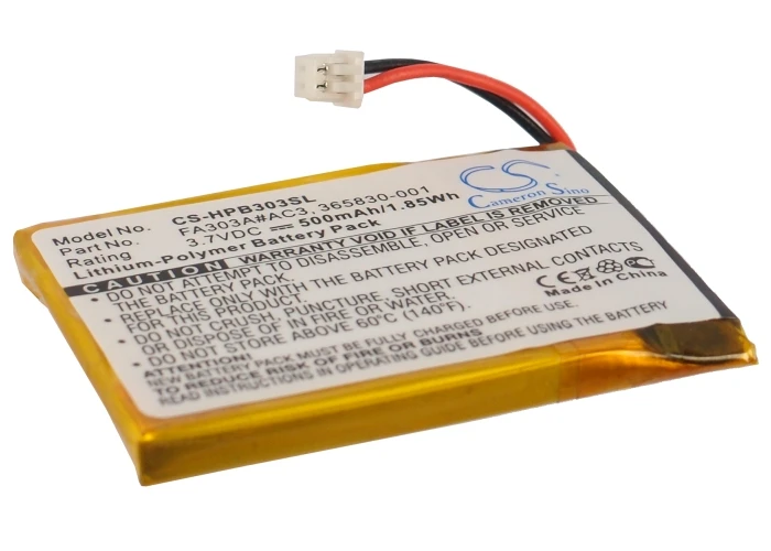 Аккумулятор Cameron Sino 500 мач 365830-001 для стереонаушников HP Bluetooth | Электроника