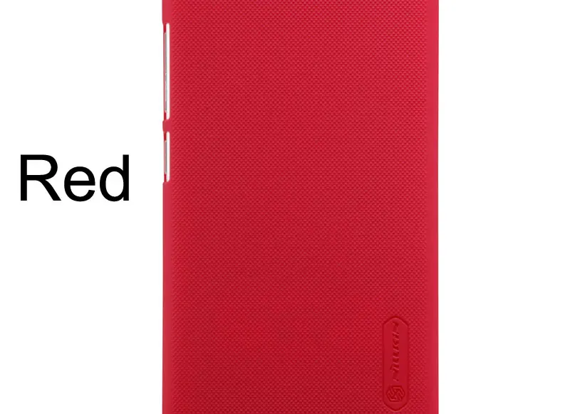 1xScreen пленка+ Nillkin жесткая Защитная крышка чехол для Xiaomi Redmi Примечание 4X Redmi 3 Pro 3s 4A Матированный защитный корпус Note4X 2 - Цвет: Red