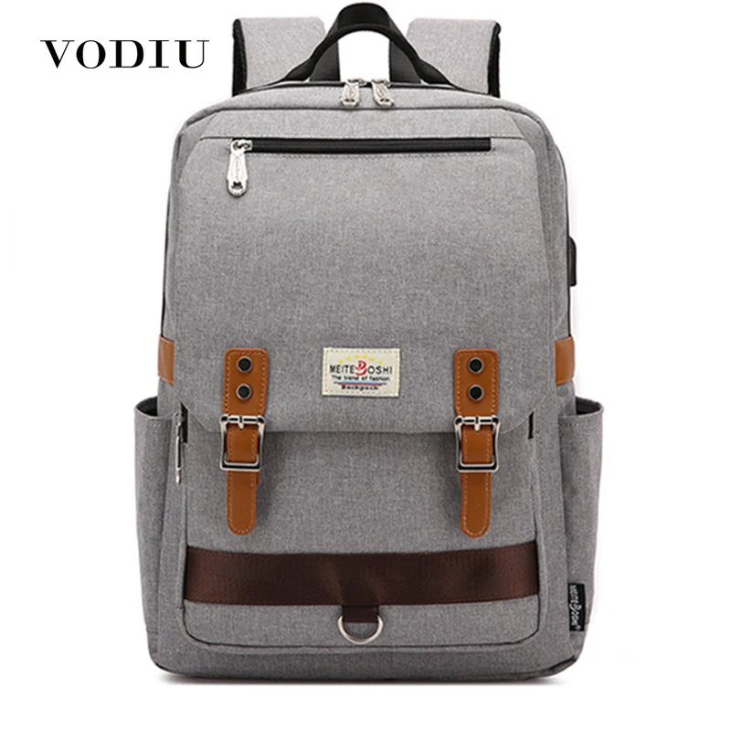 Мужской умный рюкзак для ноутбука с usb зарядкой и защитой от кражи школьная сумка