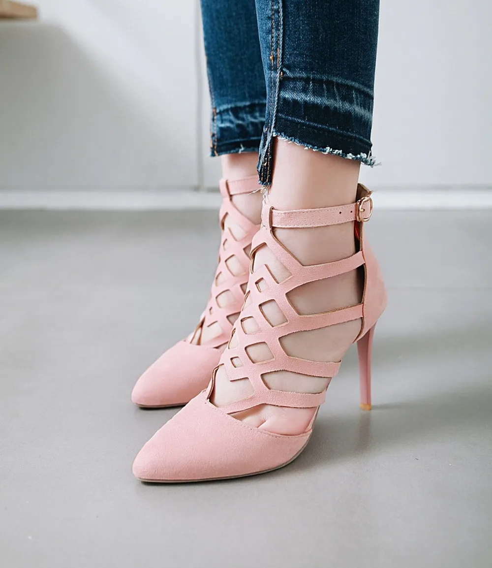 Lvabcженские летние сандалии; Туфли-гладиаторы; женская обувь; zapatos mujer; обувь на высоком тонком каблуке с перекрестной шнуровкой и молнией; обувь с оборками