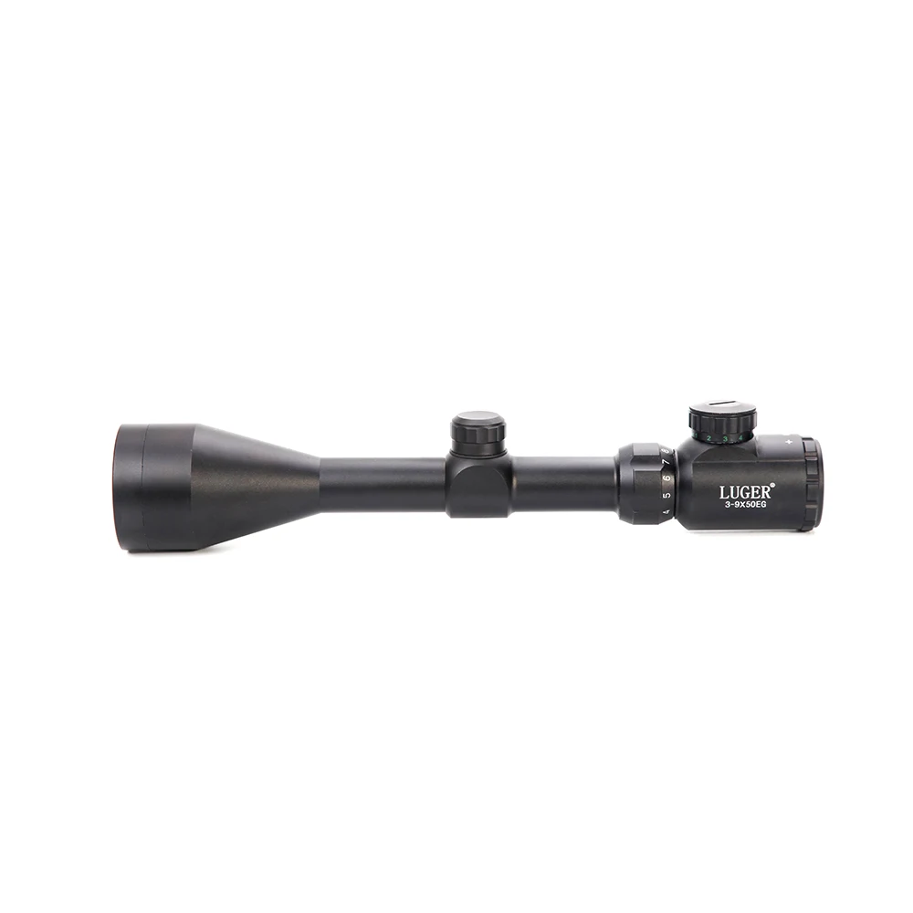 LUGER оптический прицел 3-9X50 красный зеленый точечный с подсветкой Открытый стрельба страйкбол пистолет охотничий прицел Коллиматорный прицел