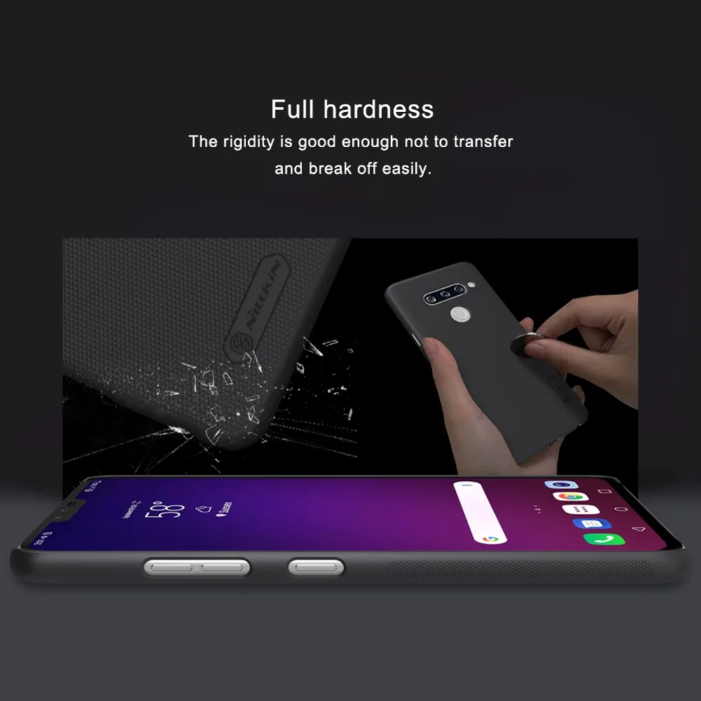 Для LG V40 чехол ThinQ Nillkin Super Frosted Shield case для G8 жесткая задняя крышка из ПК bags|case hard|case