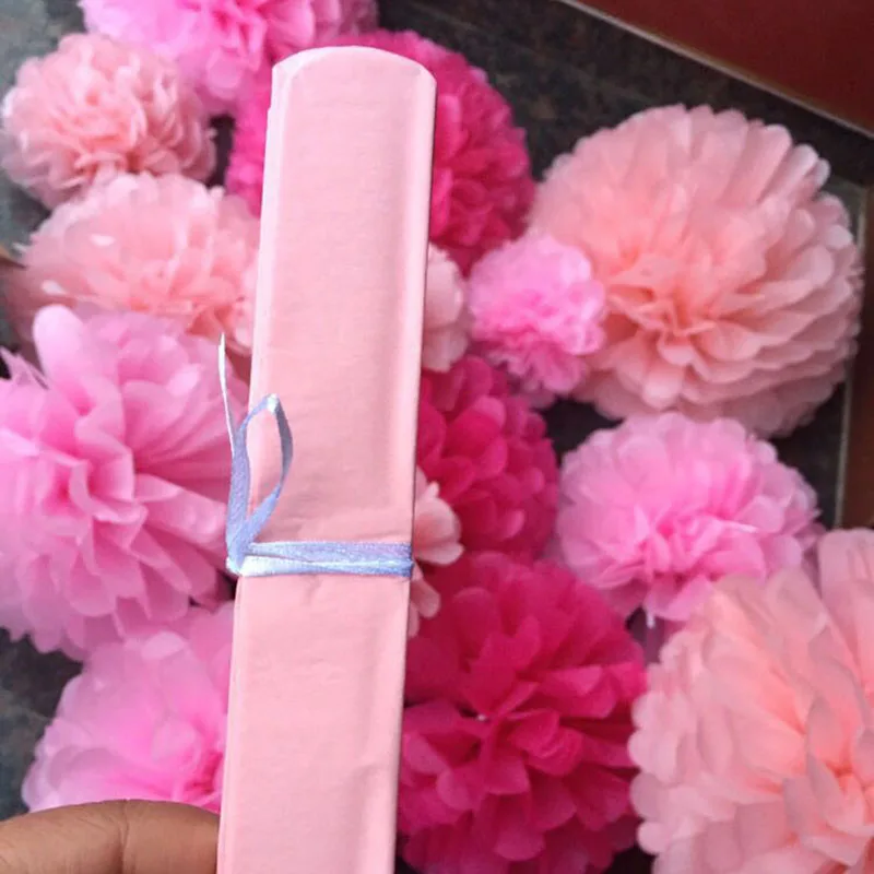 

1Pc 4" 6" 8" 10" 12" Tissue Paper Pom Poms Paper Flower Ball Pompom for Wedding Birthday Party Shower Home Garden Decoration