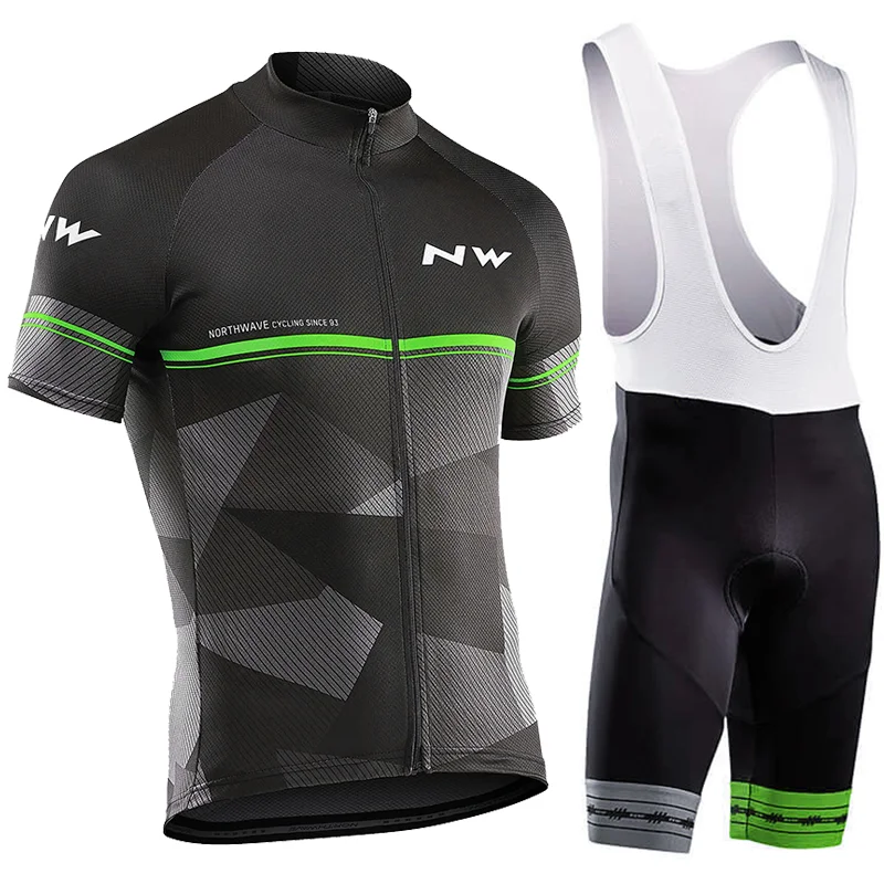 Лето NORTHWAVE команда Велоспорт Джерси быстросохнущая Ropa Ciclismo велосипед для мужчин одежда гель дышащий короткий комбинезон наборы - Цвет: 16