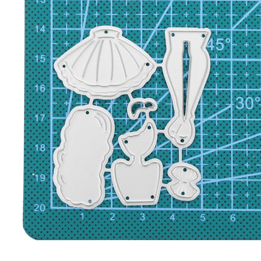 Металлический трафарет с милой маленькой девочкой для скрапбукинга фотоальбома