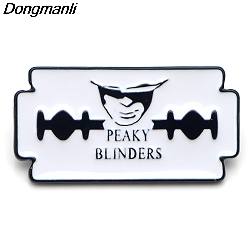 P3842 Dongmanli Peaky BLINDER tv металлические эмалированные броши и коллекция булавок Нагрудный значок для рюкзака воротник ювелирные изделия