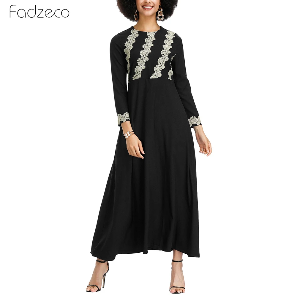 Fadzeco Новое Африканское платье Femme модный халат с золотой кружевной аппликацией