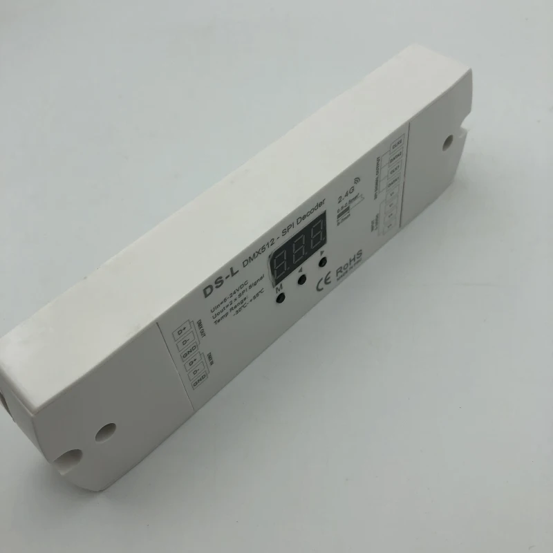 Светодиодный декодер SPI DMX512 для и RF контроллер с цифровым дисплеем DS L|Диммеры| |