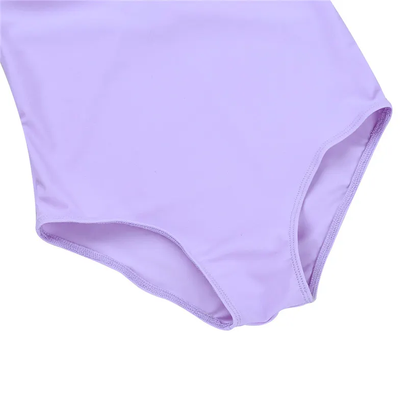 Детское балетное платье с короткими рукавами для девочек танцевальная одежда