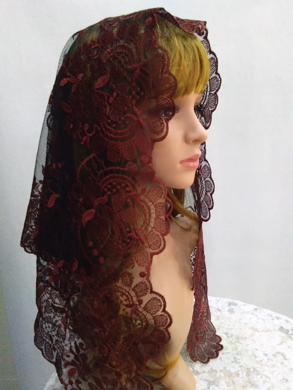 Испанский шарф вуаль