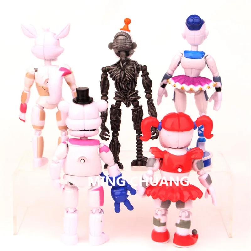 5 шт./лот Five Nights at Freddy's Mike Springtrap Phantom Freddy Puppet Foxy Chica ПВХ фигурка Коллекционная
