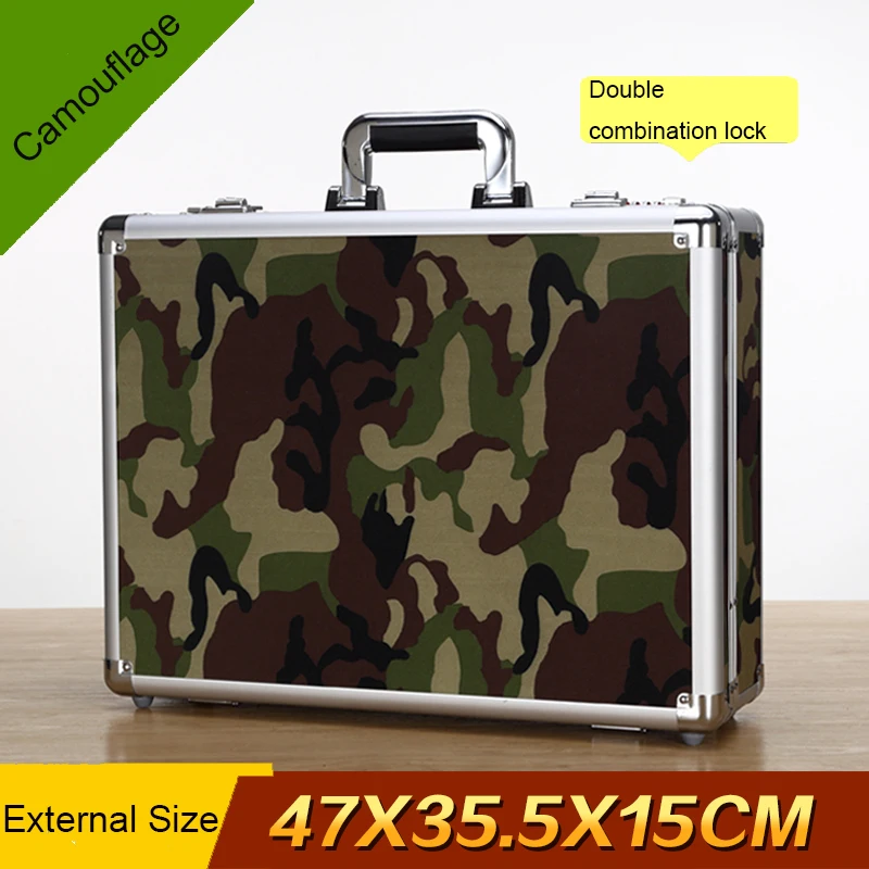 Алюминиевый Чехол для инструментов чехол костюма коробка с паролем файлов