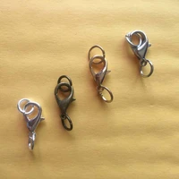 lobster claw clasps swivel snap jewelry making open jump rings trigger hook beads crimp spring snap cord texture chain connector