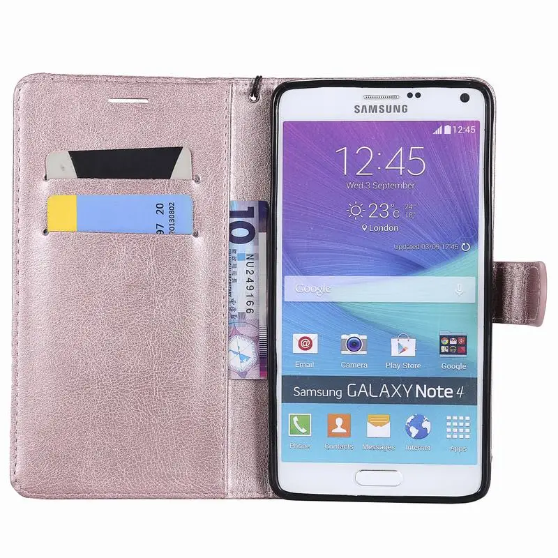 Кожаный флип-чехол для samsung Galaxy Note 3, чехол для samsung Galaxy Note 4, чехол-книжка, держатель для телефона для samsung Note3, чехол s
