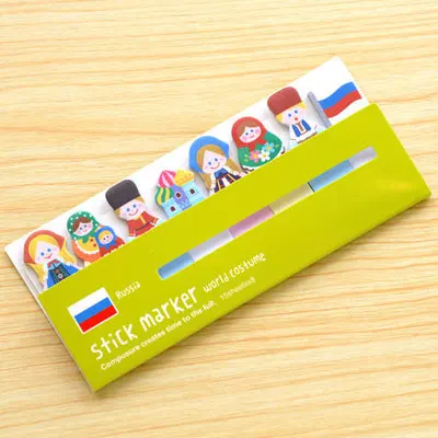 Kawaii Япония/торта, «кошка», «Собака» маркер Закладка Memo pad Флаги вкладка индекса бумаги для заметок на клейкой основе этикетка Бумага блок стикеров канцелярских принадлежностей - Цвет: N