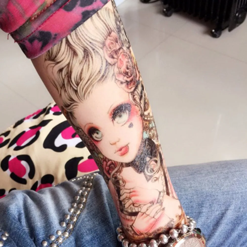 Милые красивые детские куклы водостойкие временные окрашенные бирки для кожи 19*12