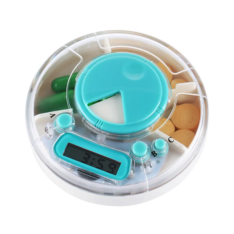 Портативный чехол для хранения таблеток с сигналом будильника напоминание о