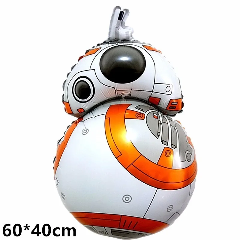 Olive 2 шт. BB8 робот из алюминиевой фольги Воздушные шары Звездные войны баллон Babyshower День Рождения украшения игрушки для взрослых Мультяшные принадлежности - Цвет: Olive