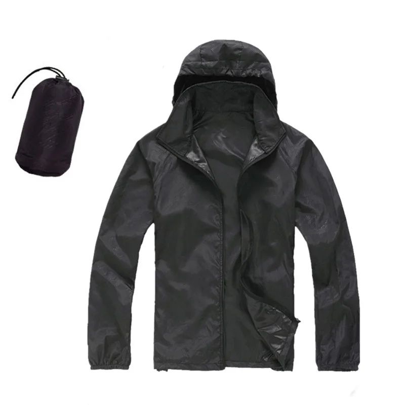 Мужская Складная быстросохнущая уличная куртка для кемпинга летняя ветровка