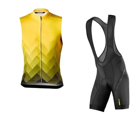 2018 Mavic Pro team набор Джерси для велоспорта летняя одежда без рукавов Ropa Ciclismo Мужская