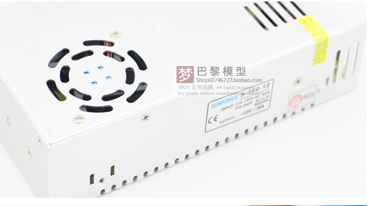 12V 30A зарядное устройство импульсный источник питания с вентилятором для UNA6 UNA9 CB86