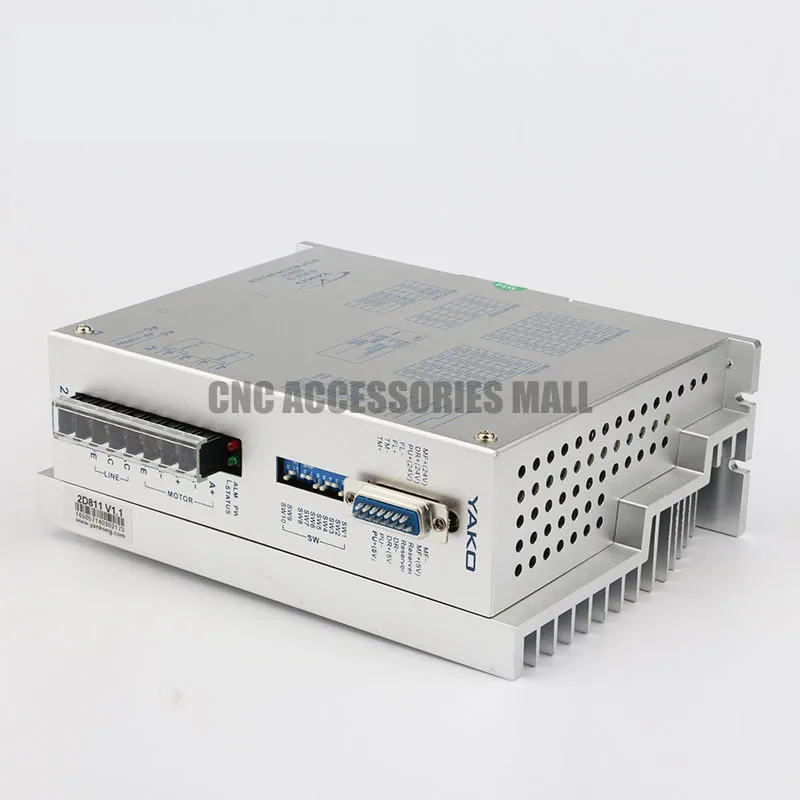 Оригинальный драйвер YAKO 2D811 80 110V DC 86/110 двухфазный Драйвер шагового двигателя|yako
