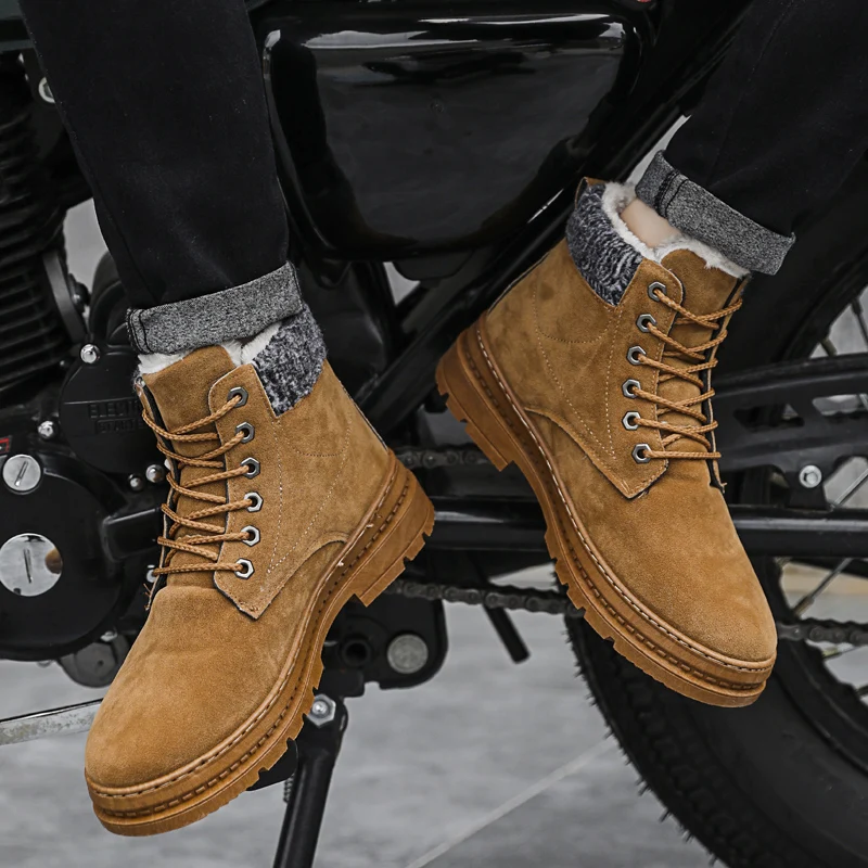 HEINRICH/2018 г. Мужская зимняя обувь Tenis Masculino Adulto теплые зимние ботинки на меху Botas De