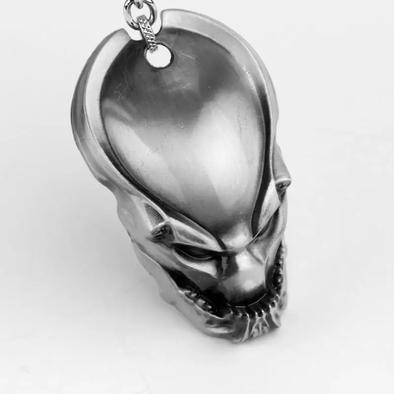 Классический Хищник металлический брелок фильм AVP крутой жесткий брелок с головой злой воин инопланетянин маска брелок подарок ювелирные изделия для мужчин