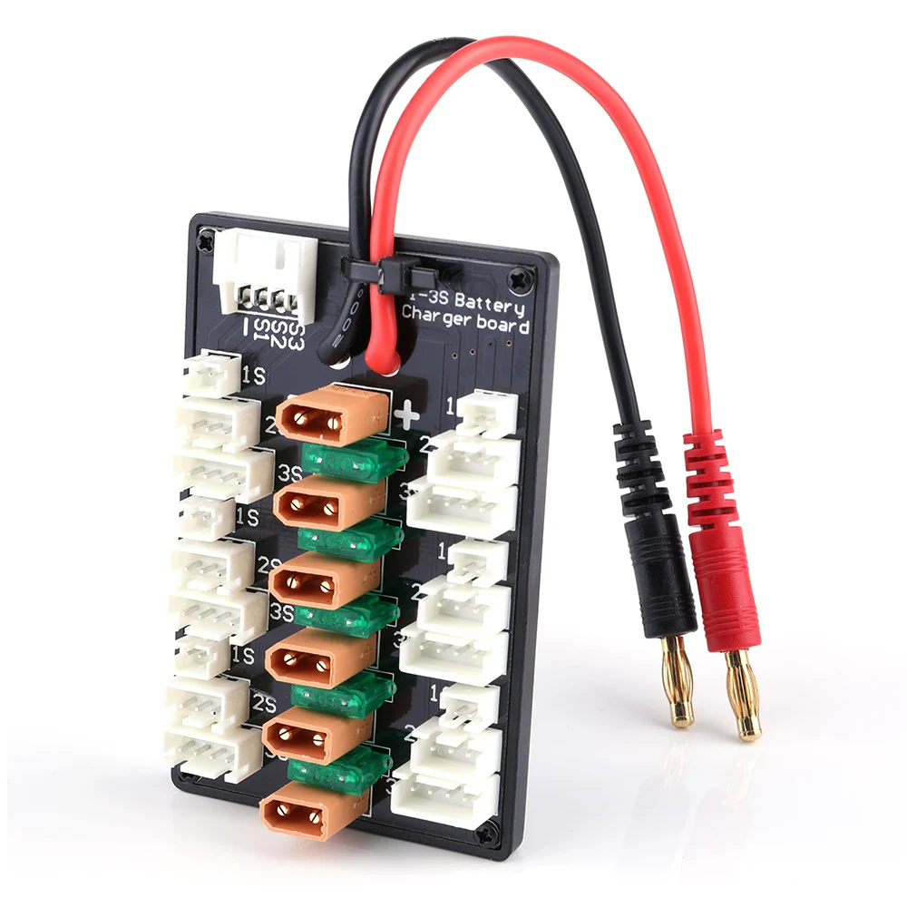 1-3 S XT30 разъем Lipo аккумулятор параллельный зарядный щит для IMAX B6 зарядное