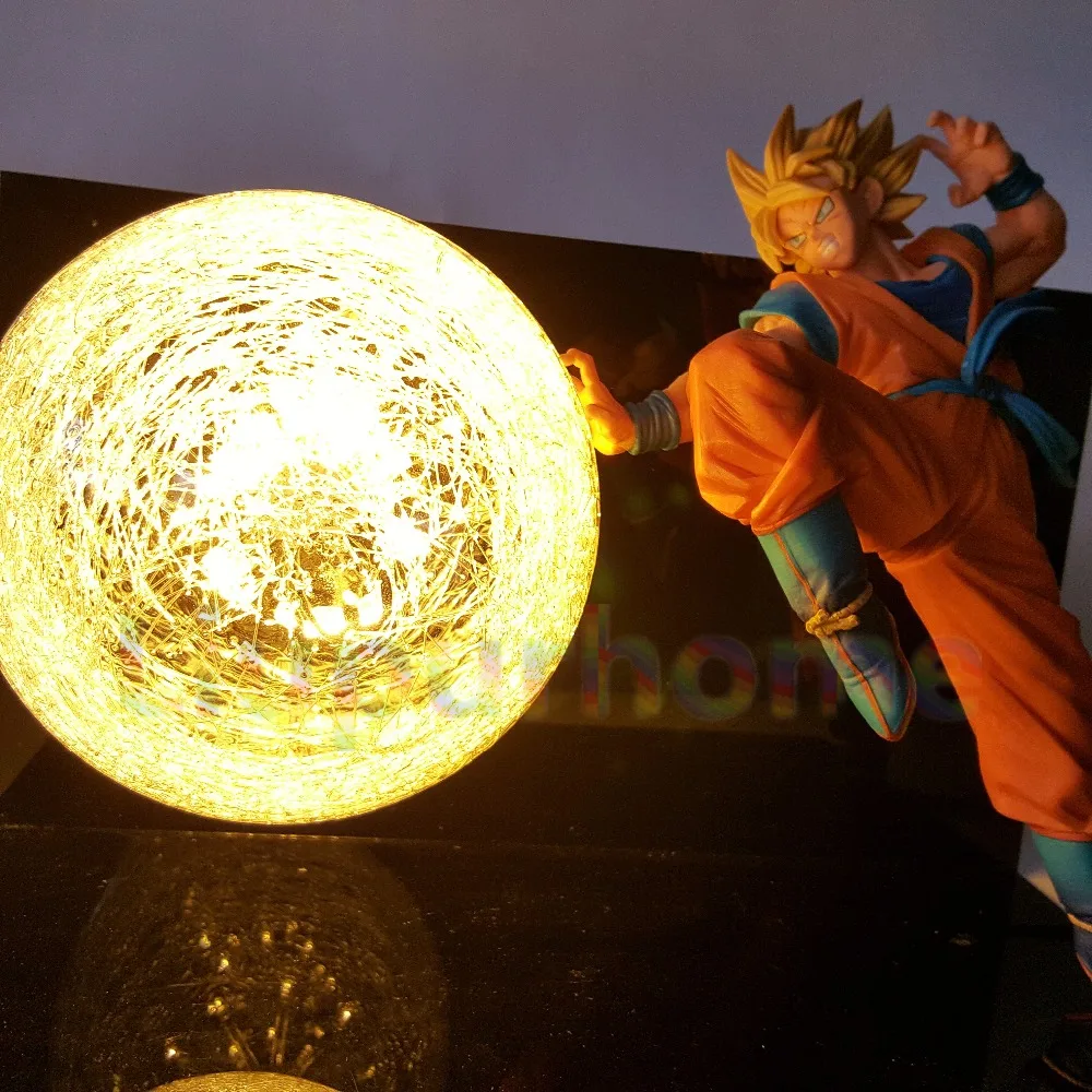 Dragon Ball Z Goku Super Saiyan FES Светодиодная лампа для аниме DBZ Son God светодиодные ночники Luces