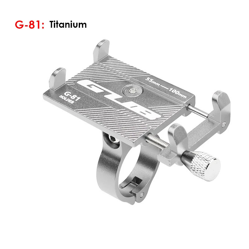 G81 Titanium Держатель для мобильного телефона для мотоцикла ARVIN для iPhone samsung S8 Регулируемая подставка для руля велосипеда для руля gps кронштейн - Цвет: G81 Titanium