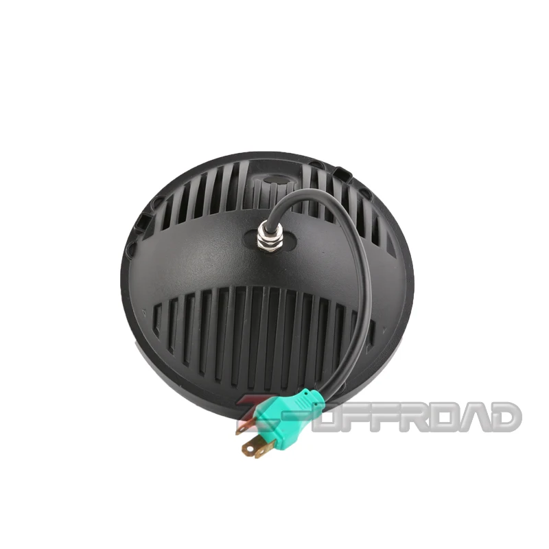 7 &quotчерный круглый светодиодный H4 фара Замена Освещение Проектор фары для Jeep