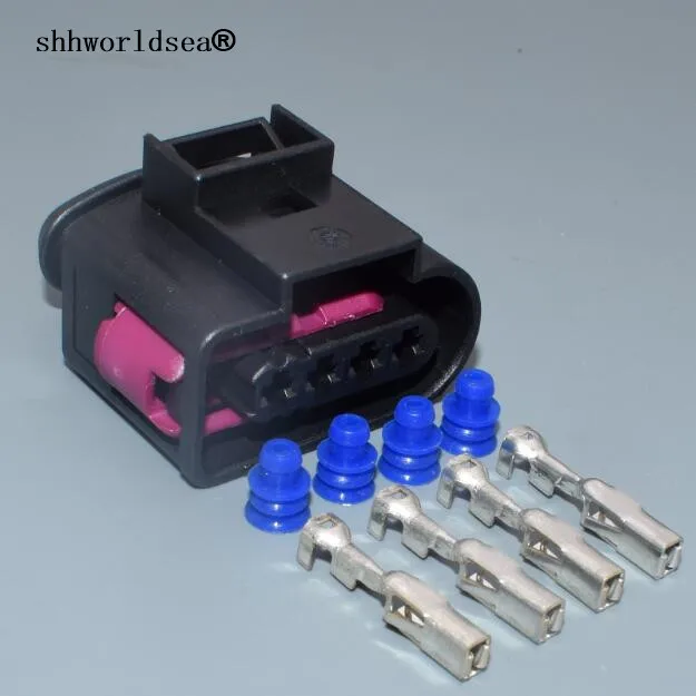 Shhworldsea 4 Pin 3 5 мм Женский Автомобильный Электрический разъем проводки 4D0 973 725 для VW