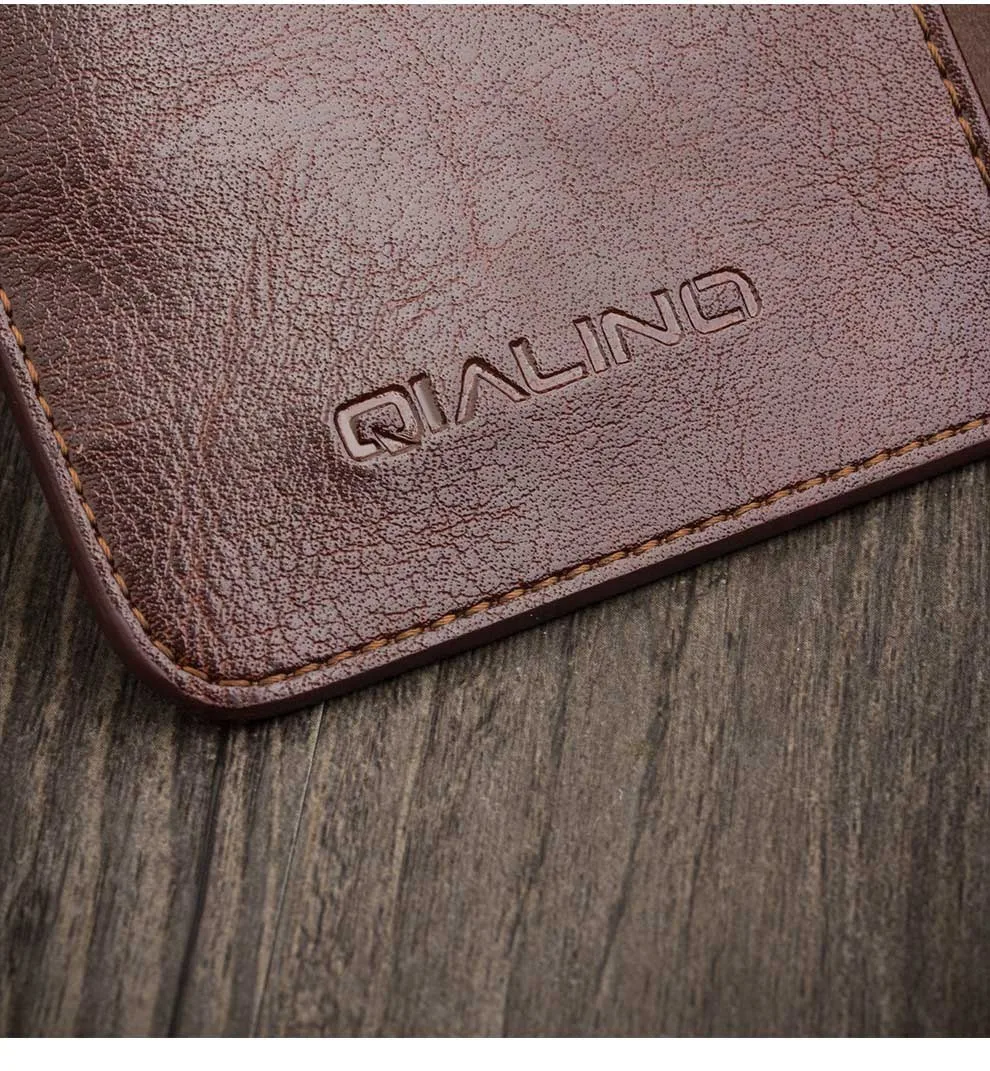 QIALINO держатель для карт чехол для iPhone Xs 7 6s Plus 5S Натуральная кожа задняя крышка Корпус для iPhone 8 7 Plus слот для карт флип чехол s